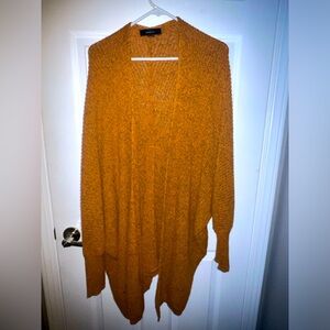 NWOT Forever 21 size 2X burnt orange thick cardigan sweater.